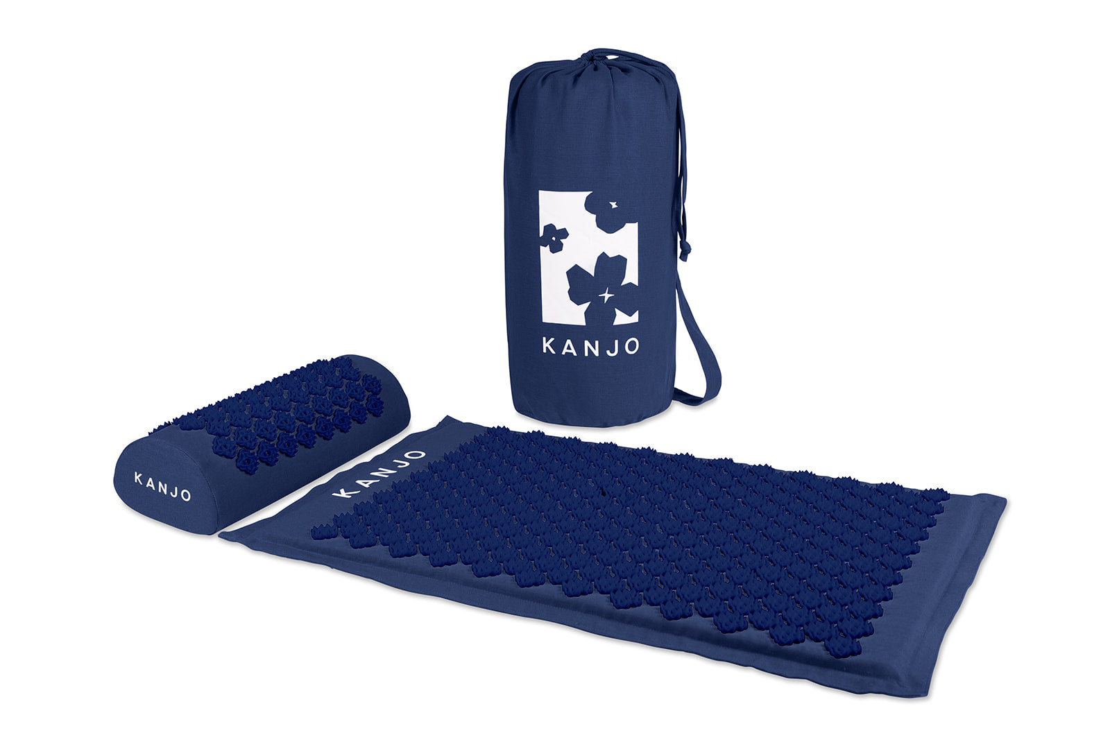 Kanjo Memory Foam Acupressure Mat Set, Navy