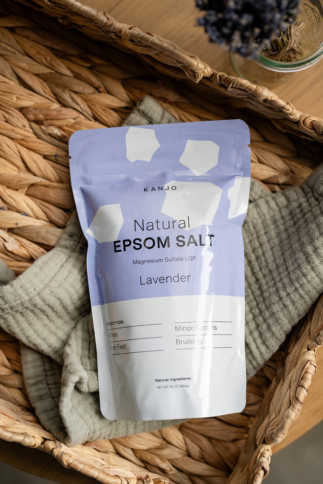 Kanjo Natural Epsom Salt - Lavender