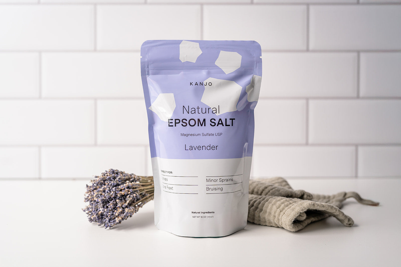 Kanjo Natural Epsom Salt - Lavender