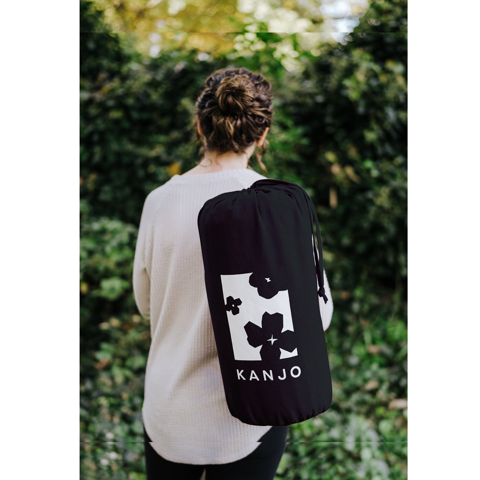 Kanjo Memory Foam Acupressure Mat Set, Onyx with a carry bag